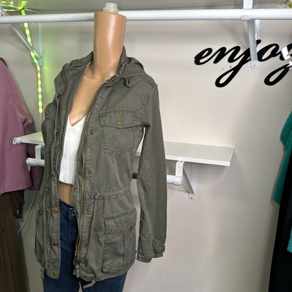 PTP 19 inches length 29 inches size extra small olive green jacket - Picture 4 of 9